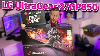 The Best Monitor For Gaming LG 27GP850 Unboxing amp Review [upl. by Betta]