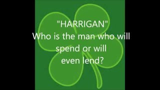 HARRIGAN Thats ME words lyrics text H A Double R I GAN Spells St Pat IRISH sing along song music [upl. by Sremmus396]