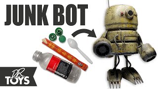 A DIY Junk Bot  How To Robot Scratch Build [upl. by Moreland864]