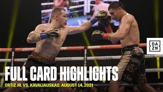 FULL CARD HIGHLIGHTS  Vergil Ortiz Jr vs Egid Kavaliauskas [upl. by Yedrahs43]