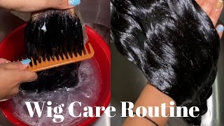 HOW TO WASH amp MAINTAIN YOUR WIGS  LACE FRONT HUMAN HAIR [upl. by Mulcahy]