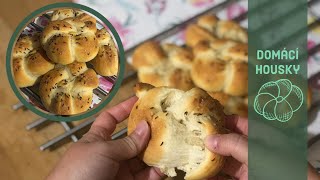 RECEPT Domácí nadýchané housky  Ukázka zapletení [upl. by Mahau]