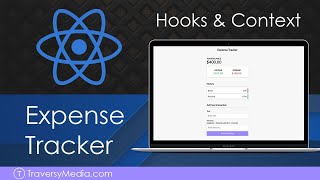 Build an Expense Tracker  React Hooks amp Context API [upl. by Jephum]