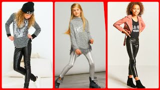 Tights Outfit For Children  Leather Leggings Pant [upl. by Margette]