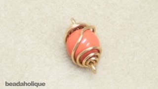 How to Make a Caged Bead [upl. by Sharla]