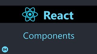 ReactJS Tutorial  4  Components [upl. by Garaway]