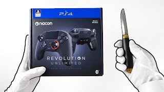 New Playstation 4 Pro Controller Unboxing  Nacon Revolution Unlimited PS4 Black Ops 4 Infected [upl. by Ialokin]