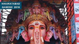 Khairatabad Ganesh 2019  Live  Khairtabad maha Ganapathi  Hyderabad [upl. by Eniarral876]