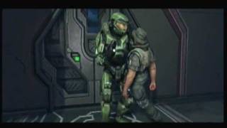 Halo Anniversary  The Flood Cutscene and Gameplay [upl. by Phaidra]