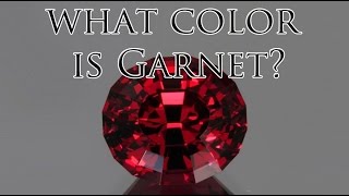 What Color Is Garnet [upl. by Lyrradal493]