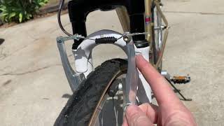 How To Fix Bike Brake Pad Rubbing On Rim [upl. by Elacim]