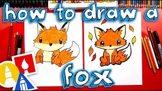 How To Draw A Cute Fox [upl. by Anihsit]