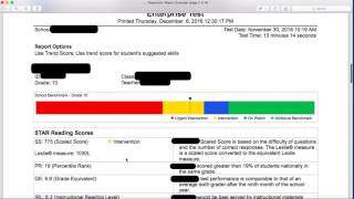 How to Read Renaissance Star Reading Test Results for Teachers [upl. by Adnaral]