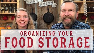 HOW TO ORGANIZE YOUR PANTRY amp FOOD STORAGE INCLUDING SMALL SPACES [upl. by Dieterich]