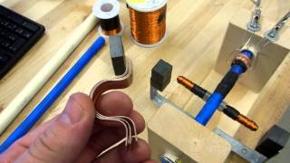 Build a simple DC motor with brushes and commutator [upl. by Hanoj]