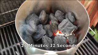 How to use a charcoal chimney starter👍 [upl. by Atisor768]