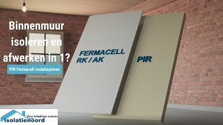 Binnenmuur isoleren en afwerken met PIR Fermacell Isolatieplaten  isolatienoordnl [upl. by Yelahs]