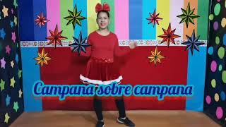 campana sobre campana coreografía básica [upl. by Phillida]