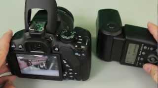 How to Use Canon Off Camera Wireless TTL Flash System [upl. by Eidnarb]