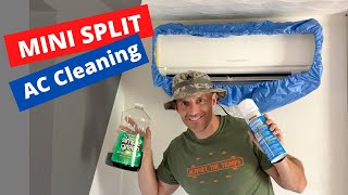 How to clean DUCTLESS MINI SPLIT air conditioner Mitsubishi [upl. by Lemcke977]