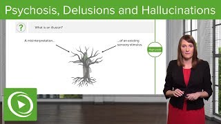 Psychosis Delusions and Hallucinations – Psychiatry  Lecturio [upl. by Gerome]