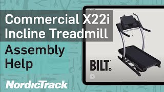 Commercial X22i Incline Treadmill NTL290191 How To Assemble [upl. by Gnirps]