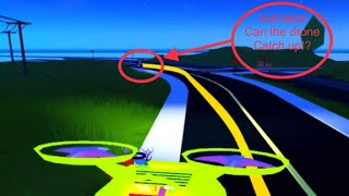 How Fast Is The Drone In Roblox Jailbreak Speed Test [upl. by Annnora]