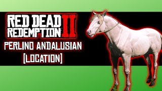 Perlino Andalusian Wild Horse Location  Red Dead Redemption 2 [upl. by Airpal]