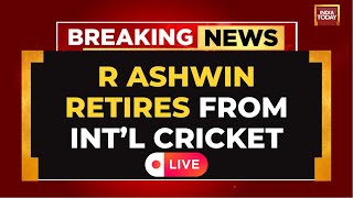 R Ashwin Retirement News LIVE  Indias 2nd Highest Wicket 537 Taker In Tests  IND Vs AUS LIVE [upl. by Heyman881]