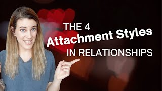 The 4 Attachment Styles In Relationships [upl. by Namus]