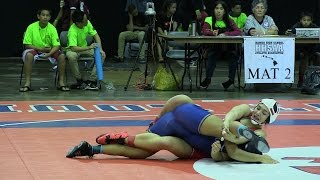 2016 HHSAA wrestling Girls 145 final [upl. by Batchelor15]