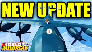 FULL GUIDE Jailbreak CARGO PLANE ROBBERY ROADSTER SKYDIVING  Roblox Jailbreak New Winter Update [upl. by Tortosa]