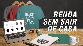 CRIE SUA LOJA ONLINE E VENDA CAMISETAS COM SUAS ESTAMPAS [upl. by Norha]