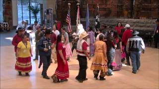 Muscogee Creek Festival  3 Stomp Dancing [upl. by Ennair]