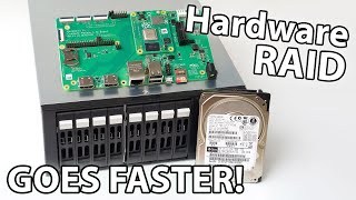 Hardware RAID for the fastest Raspberry Pi CM4 NAS [upl. by Zzahc]