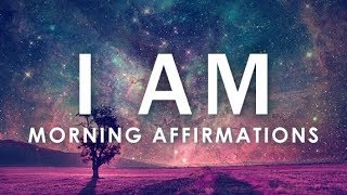 POWERFUL POSITIVE Morning Affirmations for POSITIVE DAY WAKE UP 21 Day quotI AMquot Affirmations [upl. by Aihsekram]