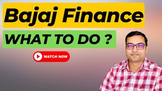 Bajaj Finance Share  What to do [upl. by Anidnamra578]