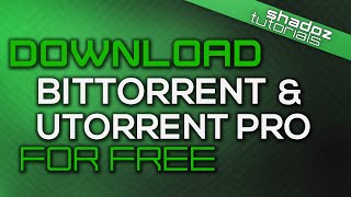 How to get Bittorrent amp uTorrent PRO for Free [upl. by Nyliak]