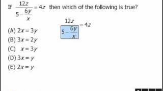 GRE Math Tricks The quotSomethingquot Method for complicated equations [upl. by Lonnard]