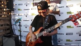 12YearOld Kid Destroys Opponents in Guitar ShredOff [upl. by Utley]