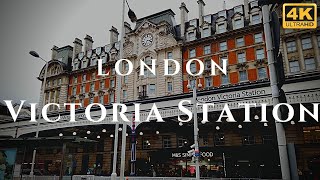 London Victoria Station Walk Through England 4K [upl. by Meris935]