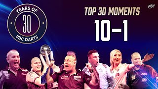 The 30 Most Iconic PDC Moments in History  Moments 101 Chronological Order [upl. by Dawn]