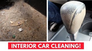 Oddly Satisfying Interior Car Cleaning  Compilation 1 [upl. by Tanitansy721]