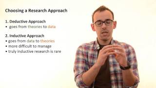 32 Choosing A Research Approach [upl. by Winsor949]