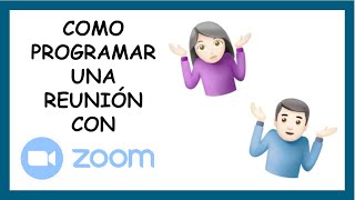 Como CREAR una REUNION en ZOOM PC TUTORIAL [upl. by Thgirw]