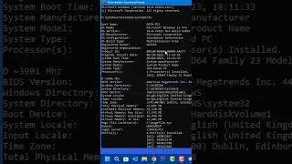 Get All System Information With One Command [upl. by Leaper964]