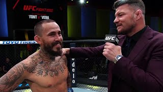 Marlon Vera Octagon Interview  UFC Vegas 53 [upl. by Asabi849]