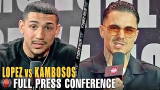 TEOFIMO LOPEZ VS GEORGE KAMBOSOS JR FULL PRESS CONFERENCE [upl. by Noseyt]