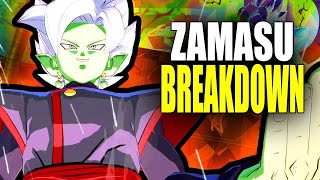 Zamasu Fused Breakdown Dragon Ball FighterZ Tips and Tricks [upl. by Nitram]