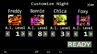 Secret Code in FNAF custom Night [upl. by Anaujd824]